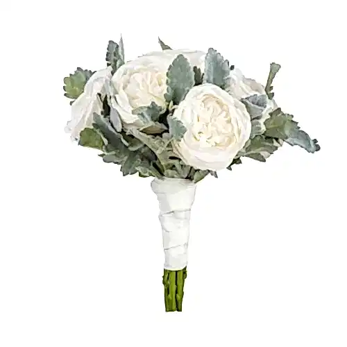 Islak Dokulu Şakayık Gelin Buketi