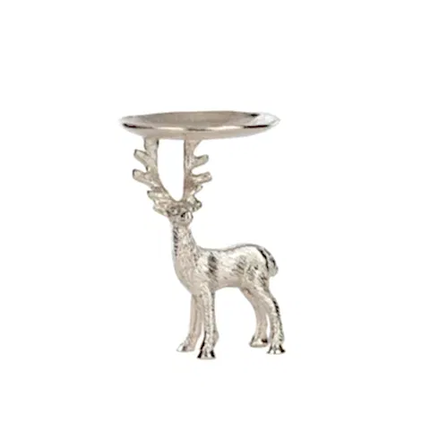 Metal Ren Geyiği Mum Dekor (16 CM)