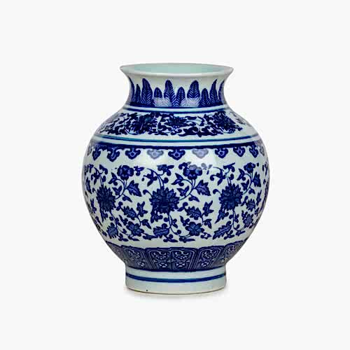 Bleu Blanc Vazo (17 CM)