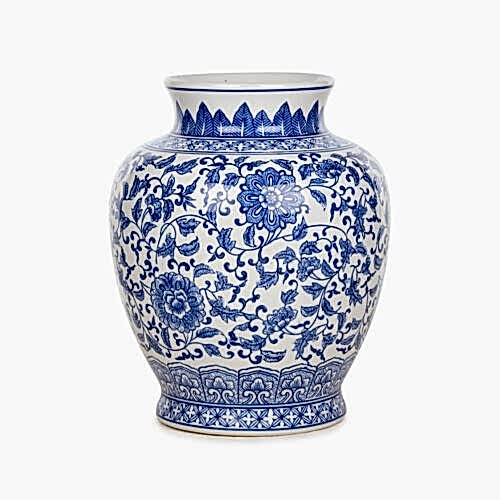 Bleu Blanc Vazo (31 CM)