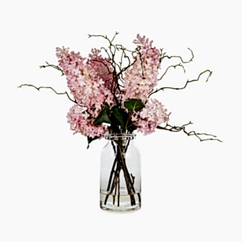 Islak Dokulu Leylak Aranjman (50 CM)