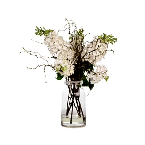 Islak Dokulu Leylak Aranjman (50 CM)