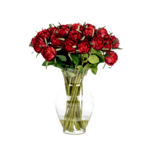 Jelli Mini Kırmızı Gül Aranjman (30 CM)