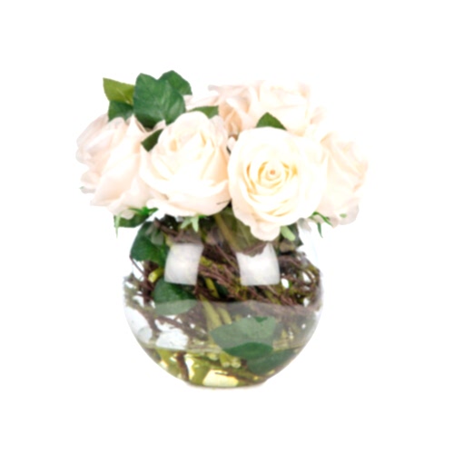 Jelli Islak Dokulu Gül Aranjman (26 CM)