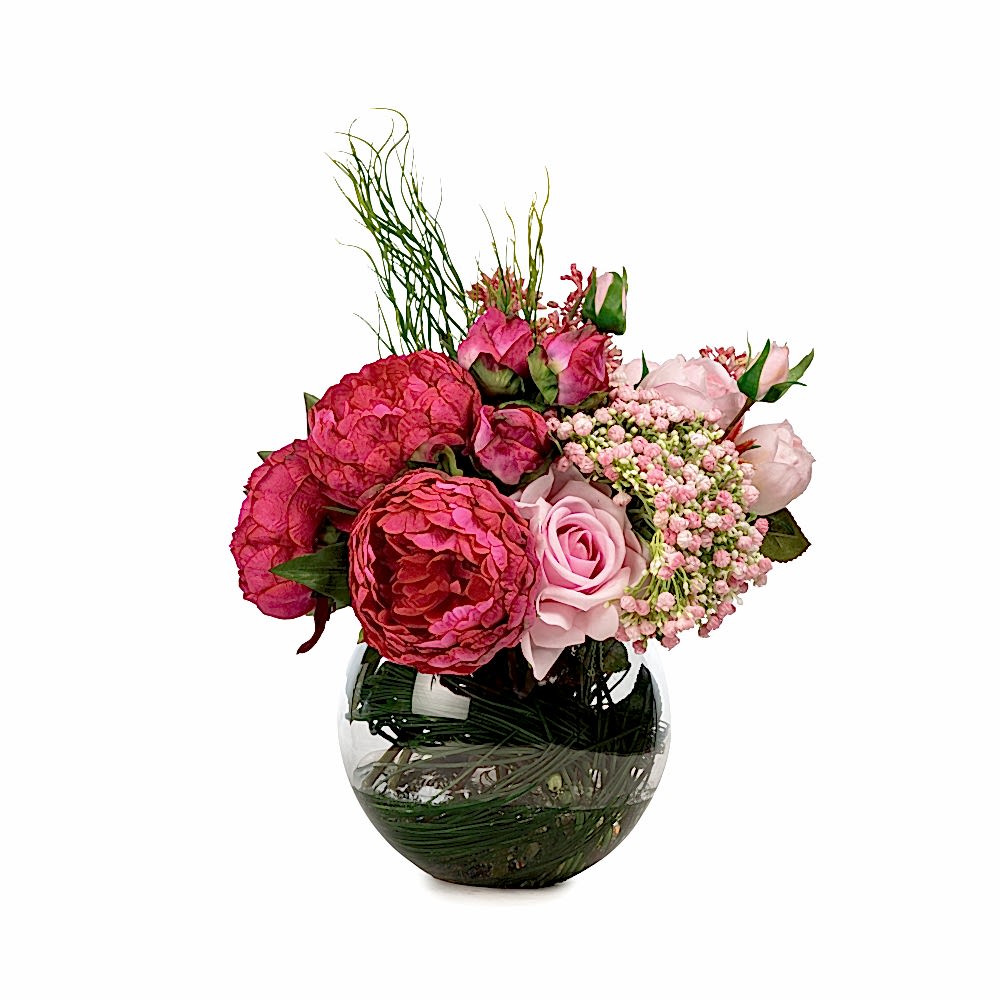 Jelli Cam Vazoda Aranjmanlar