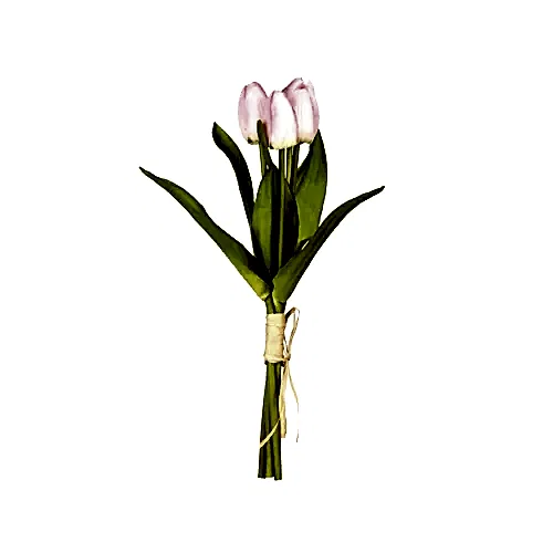 Yapay Islak Dokulu Lale Demet (35 CM)